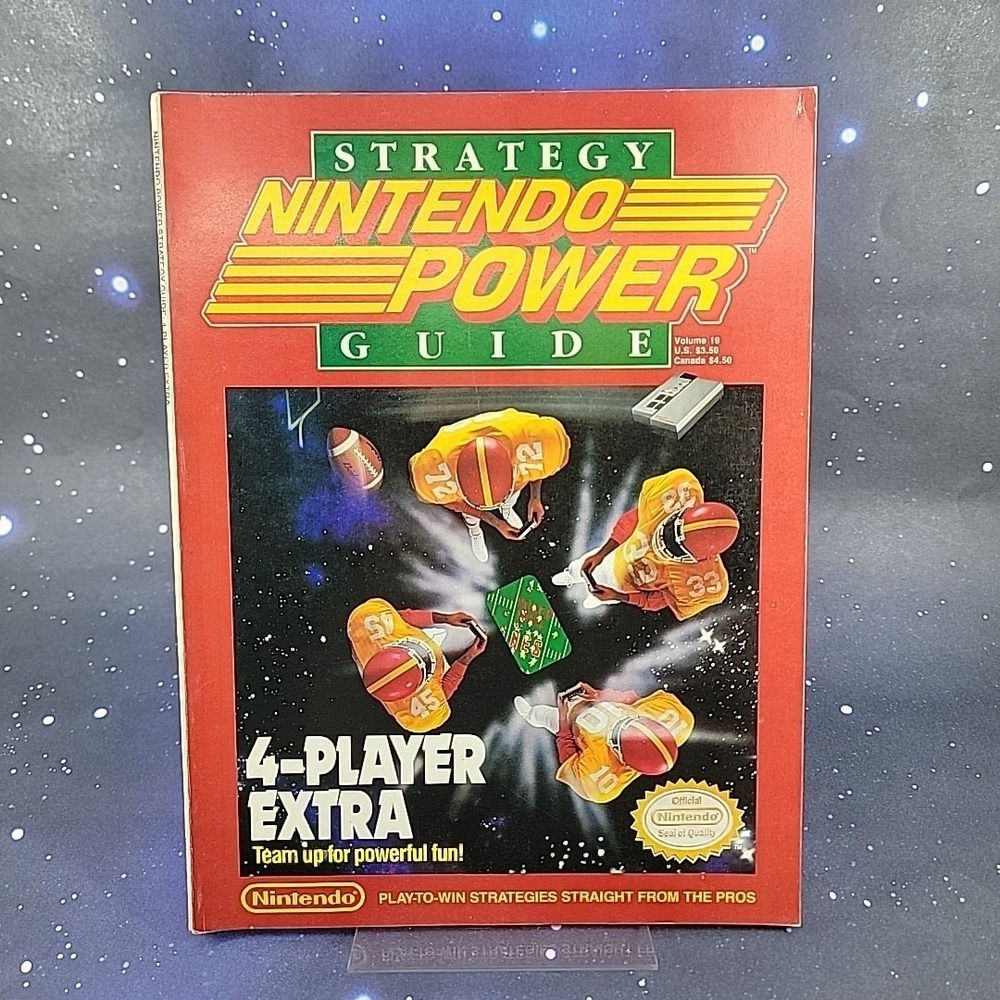 Nintendo Power Magazine Volume 19 4-Player Extra Strategy Guide 1990 December